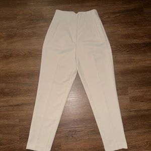 zara high waisted pant